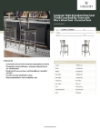 Lancaster Table & Seating 164BMCCWBKKD Specsheet