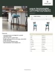 Lancaster Table & Seating 164BMCSWBVBL Specsheet