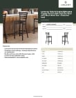 Lancaster Table & Seating 164BMLDWBKKD Specsheet