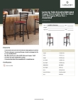 Lancaster Table & Seating 164BMLDWMHAS Specsheet