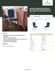 Lancaster Table & Seating 164BNQCRNVN Specsheet Lancaster Table & Seating 164BNQCRNVN Specsheet