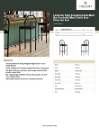 Lancaster Table & Seating 164BSPBFBKKD Specsheet