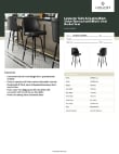 Lancaster Table & Seating 164BUCKBARBK Specsheet