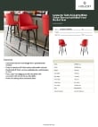 Lancaster Table & Seating 164BUCKBARRD Specsheet