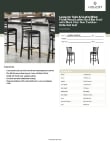 Lancaster Table & Seating 164BWLBVBKRC Specsheet
