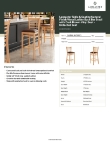Lancaster Table & Seating 164BWLNVDBKD Specsheet