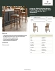 Lancaster Table & Seating 164BWLVVDGAS Specsheet