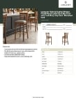 Lancaster Table & Seating 164BWLVVDGKD Specsheet