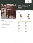 Lancaster Table & Seating 164BWWMWMHAS Specsheet