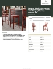 Lancaster Table & Seating 164BWWMWMHKD Specsheet Lancaster Table & Seating 164BWWMWMHKD Specsheet