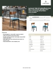 Lancaster Table & Seating 164CBMBVBLKD Specsheet