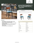 Lancaster Table & Seating 164CBMBWBLKD Specsheet Lancaster Table & Seating 164CBMBWBLKD Specsheet