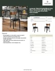 Lancaster Table & Seating 164CBRBBVKD Specsheet