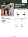 Lancaster Table & Seating 164CBSNVBKKD Specsheet Lancaster Table & Seating 164CBSNVBKKD Specsheet