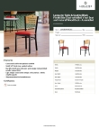 Lancaster Table & Seating 164CBSNVRDAS Specsheet Lancaster Table & Seating 164CBSNVRDAS Specsheet