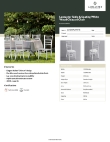 Lancaster Table & Seating 164CHIAVWHTE Specsheet