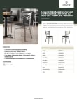 Lancaster Table & Seating 164CMCCVBKAS Specsheet