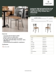 Lancaster Table & Seating 164CMCCVLBAS Specsheet Lancaster Table & Seating 164CMCCVLBAS Specsheet
