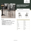 Lancaster Table & Seating 164CMCCWBKKD Specsheet
