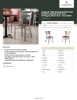 Lancaster Table & Seating 164CMCCWMHAS Specsheet