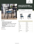 Lancaster Table & Seating 164CMLBVNVAS Specsheet