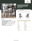 Lancaster Table & Seating 164CMLBWWLKD Specsheet