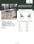 Lancaster Table & Seating 164CMLCVBKAS Specsheet