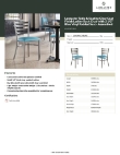 Lancaster Table & Seating 164CMLCVBLAS Specsheet
