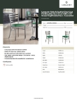 Lancaster Table & Seating 164CMLCVGNAS Specsheet