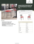 Lancaster Table & Seating 164CMLCVRDKD Specsheet Lancaster Table & Seating 164CMLCVRDKD Specsheet