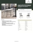 Lancaster Table & Seating 164CMLCWBKKD Specsheet