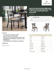 Lancaster Table & Seating 164CMLDVTPAS Specsheet Lancaster Table & Seating 164CMLDVTPAS Specsheet