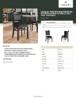 Lancaster Table & Seating 164CSOFBKBAS Specsheet