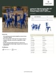 Lancaster Table & Seating 164D30RNDBLU Specsheet Lancaster Table & Seating 164D30RNDBLU Specsheet
