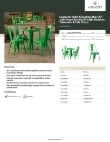 Lancaster Table & Seating 164D30RNDGRN Specsheet Lancaster Table & Seating 164D30RNDGRN Specsheet
