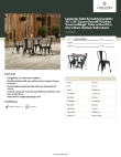 Lancaster Table & Seating 164D36SPABK Specsheet