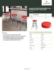 Lancaster Table & Seating 164GS605BRD Specsheet