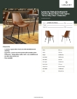 Lancaster Table & Seating 164KDCMCMFVCG Specsheet