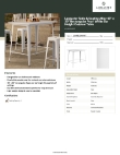Lancaster Table & Seating 164RB304WHT Specsheet
