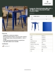 Lancaster Table & Seating 164RD242BLU Specsheet Lancaster Table & Seating 164RD242BLU Specsheet