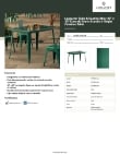 Lancaster Table & Seating 164RD304EMR Specsheet