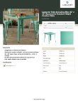 Lancaster Table & Seating 164RD323AQU Specsheet Lancaster Table & Seating 164RD323AQU Specsheet