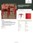 Lancaster Table & Seating 164RD323RED Specsheet Lancaster Table & Seating 164RD323RED Specsheet