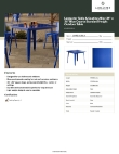 Lancaster Table & Seating 164RD363BLU Specsheet