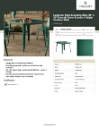 Lancaster Table & Seating 164RD363EMR Specsheet