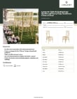 Lancaster Table & Seating 164REINCHVRGLD Specsheet