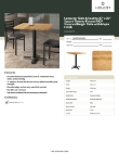 Lancaster Table & Seating 164S3030XMPL Specsheet Lancaster Table & Seating 164S3030XMPL Specsheet