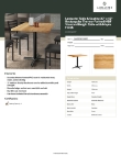 Lancaster Table & Seating 164S30422XMP Specsheet Lancaster Table & Seating 164S30422XMP Specsheet