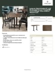 Lancaster Table & Seating 164S304852DW Specsheet