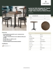 Lancaster Table & Seating 164S30RXDWL Specsheet
